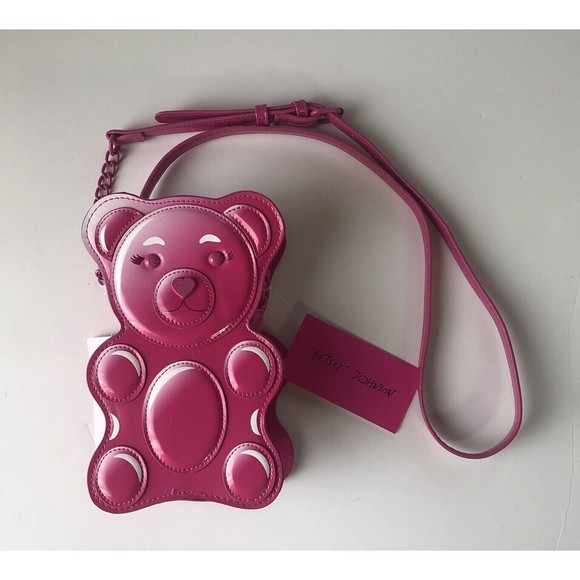 Betsey Johnson Pink Gummy Bear Crossbody Purse NWT - Picture 2 of 10